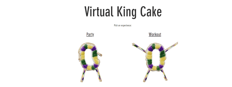 virtual king cake